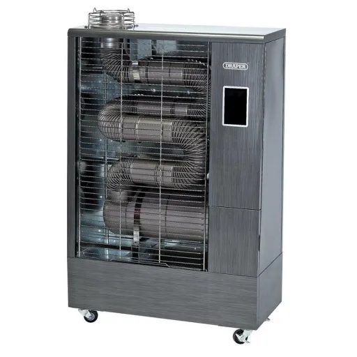 Draper 230v Far Infrared Diesel Heater With Flue Kit, 51,500 Btu/