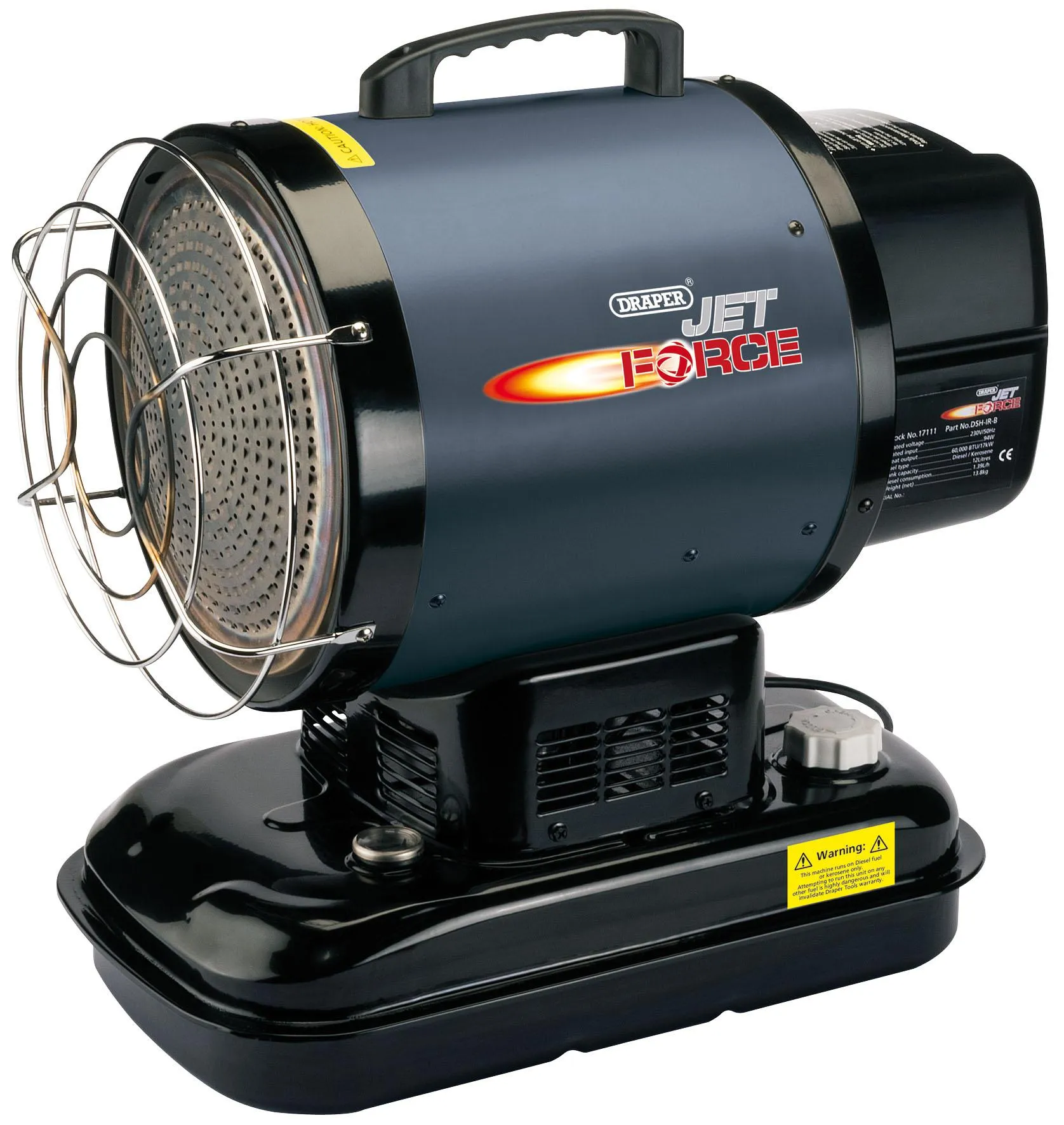 Draper Jet Force, Infrared Diesel/kerosene Space Heater 60,000 B